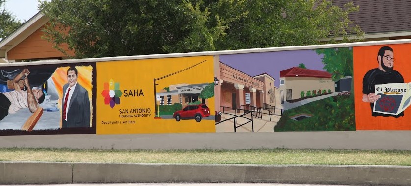 SAHA Logo Mural